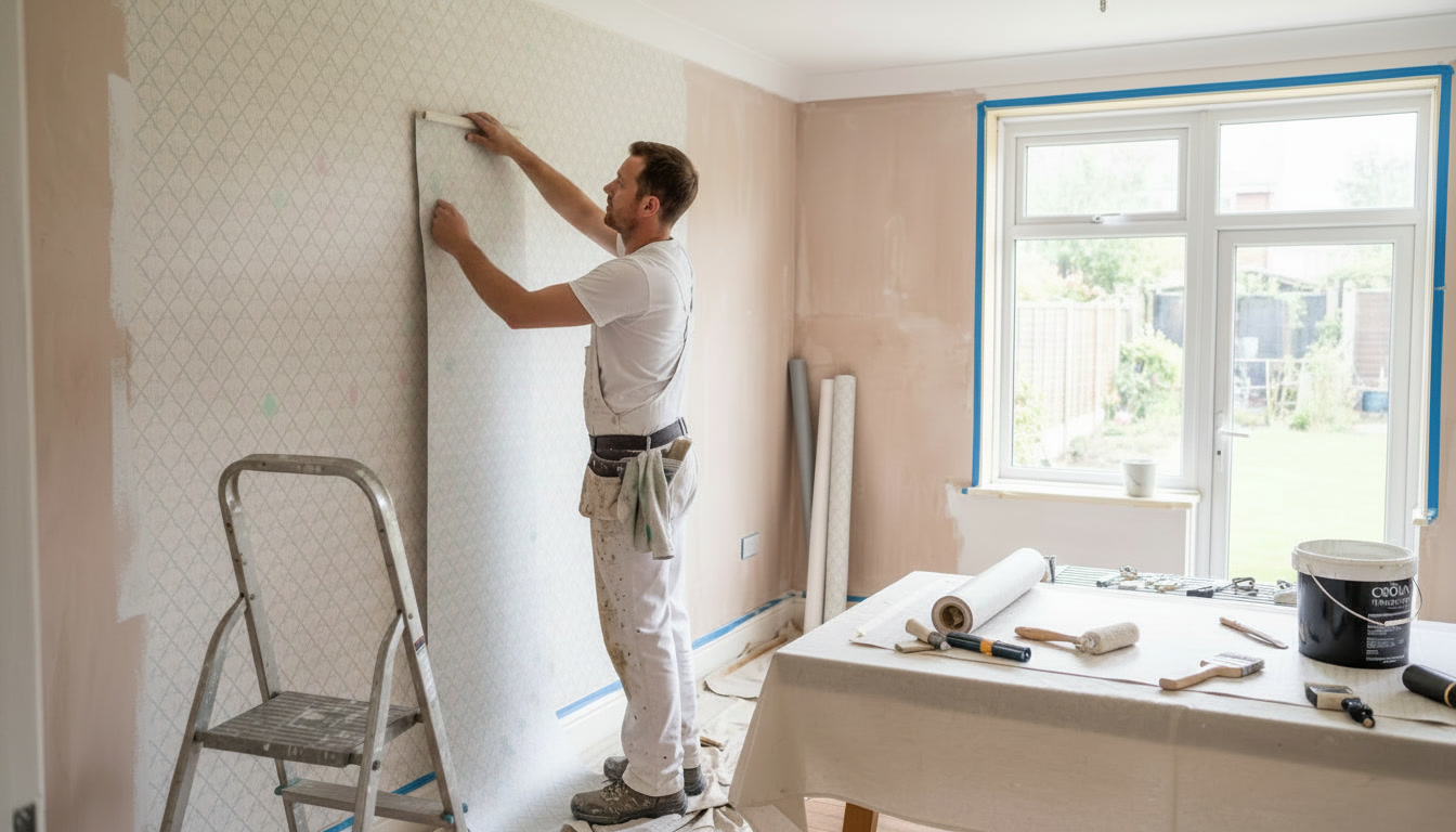 Professional Painters london wallpapering service